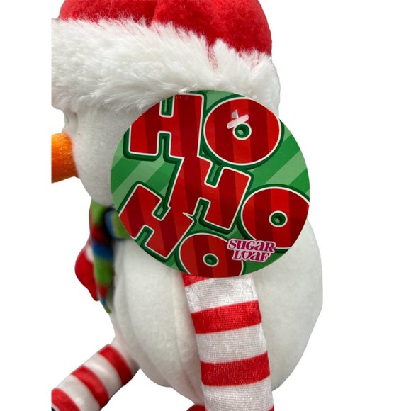Ho Ho Ho Snowman Sugar Loaf 2010 Christmas Plush Stuffed Toy National Entertainm - Picture 5 of 11